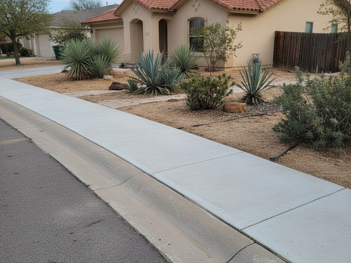Concrete Repair completed by Midway Concrete in Winters, TX
