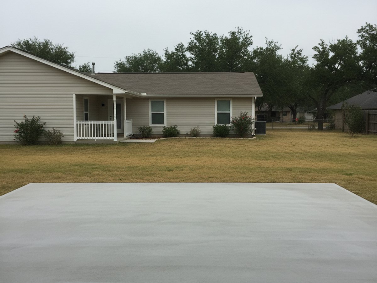 Stamped Concrete completed by Midway Concrete in San Angelo, TX